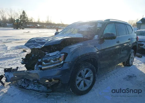 2018 Volkswagen Atlas 3.6L V6 Se/3.6L V6 Se W/Technology from USA, damaged, VIN 1V2DR2CA9JC542591